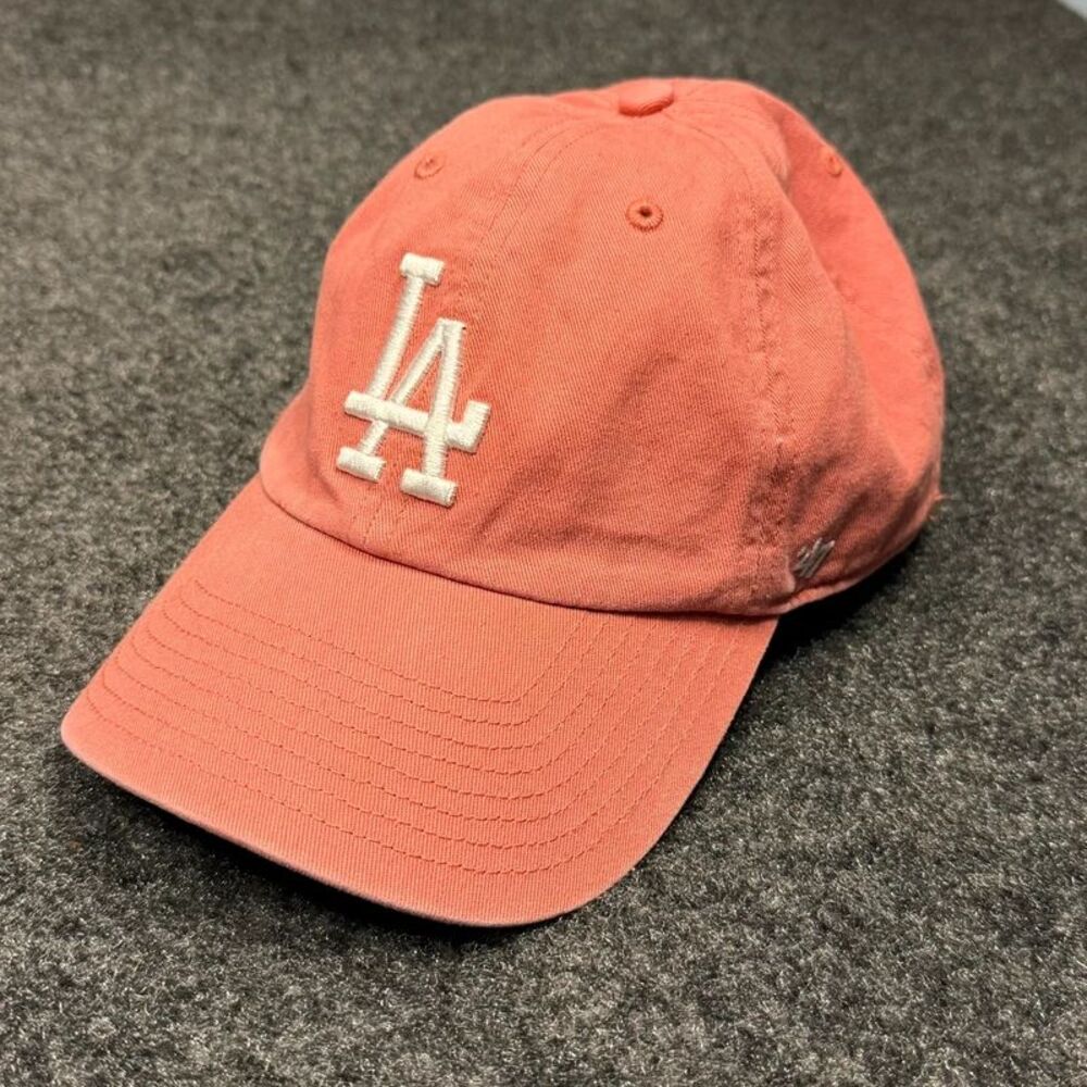 Coral Pink LA Los Angeles Dodgers 47 Brand Women's Hat One Size Adjustable